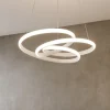 Lampadari Moderni-Gea Luce Diva sp bianco lampadario moderno led 39w 3000k