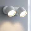 Applique Da Parete-Ideal Lux Dodo ap2 applique luci orientabili bianca