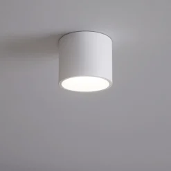 Faretti Da Soffitto-Ideal Lux Dot pl round mini faretto led 4.5w 3000k cilindro bianco
