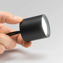 Faretti Da Soffitto-Ideal Lux Dot pl round mini faretto led 4.5w 3000k cilindro bianco