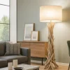 Lampade Da Terra-Ideal Lux Driftwood pt1 lampada da terra rustica rami in legno per chalet