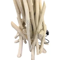 Lampade Da Terra-Ideal Lux Driftwood pt1 lampada da terra rustica rami in legno per chalet