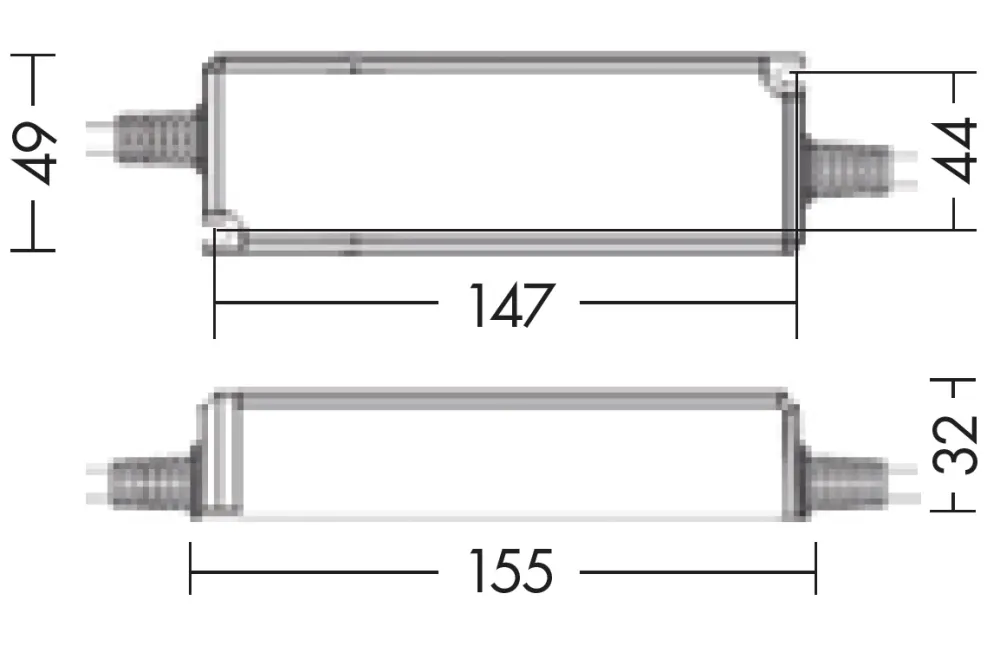 Strisce Led-Selezionato da Mazzolaluce Driver ts303 per striscia led ip67 max 75w