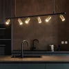 Lampadari Cucina-Ideal Lux Dynamite sp6 lampadario luci orientabili nero oro