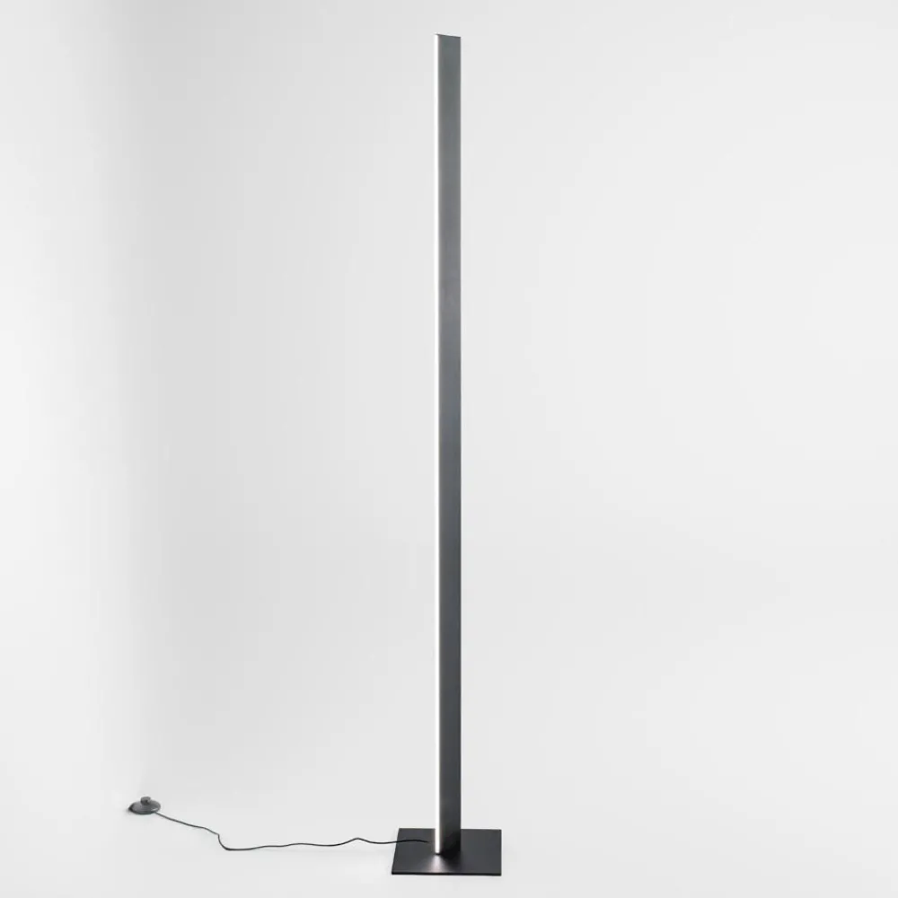 Lampade Da Terra-Gea Luce Eartha lampada da terra led 3000k nero opaco