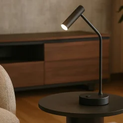Lampade Da Tavolo-Ideal Lux Easy tl lampada da tavolo led 3,25 3000k nera