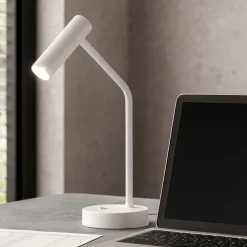 Lampade Da Tavolo-Ideal Lux Easy tl lampada da tavolo scrivania led 3,5w 3000k bianca