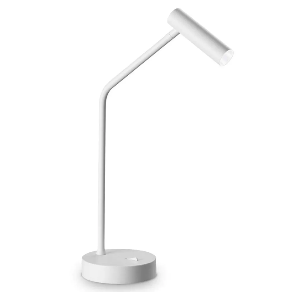 Lampade Da Tavolo-Ideal Lux Easy tl lampada da tavolo scrivania led 3,5w 3000k bianca