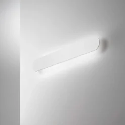 Applique Da Parete-Ideal Lux Echo ap d60 applique led 30w 3000k bianca 60cm