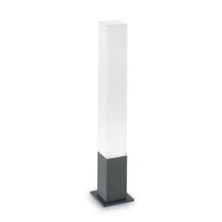 Lampioni Da Giardino-Ideal Lux Edo outdoor pt1 squarelampioncino da giardino ip44 antracite