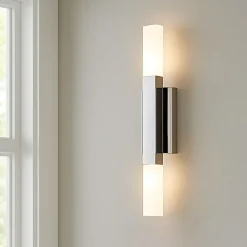 Applique Da Bagno-Eglo alcudia applique da bagno design moderno led 3000k ip44