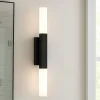 Applique Da Bagno-Eglo alcudia applique da bagno nero minimal led 3000k ip44