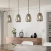 Lampadari Moderni-Eglo alobrase lampadario moderno per tavolo soggiorno