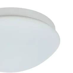Plafoniere Bagno-Eglo bari m plafoniera da bagno tonda in vetro bianco ip44