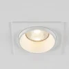 Faretti Da Incasso-Eglo carosso faretto da incasso a soffitto quadrato bianco nero