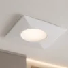 Faretti Da Incasso-Eglo faretto da incasso a soffitto led 6w 3000k quadrato bianco fp