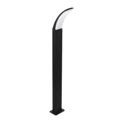 Lampioni Da Giardino-Eglo fiumicino lampione da giardino led 11w 3000k moderno nero