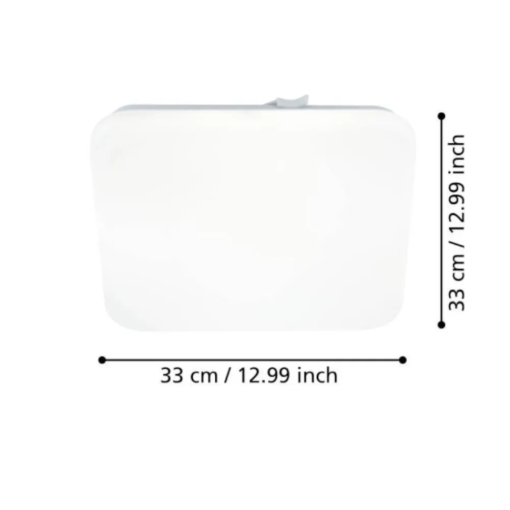Plafoniere Bagno-Eglo frania plafoniera da bagno design minimal led 3000k ip44