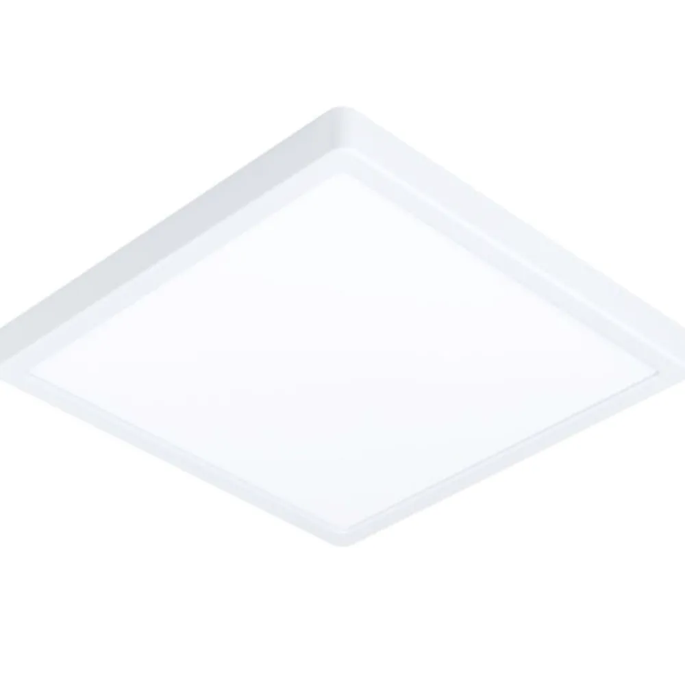 Plafoniere Bagno-Eglo fueva 5 plafoniera quadrata da bagno bianca led 3000k ip44