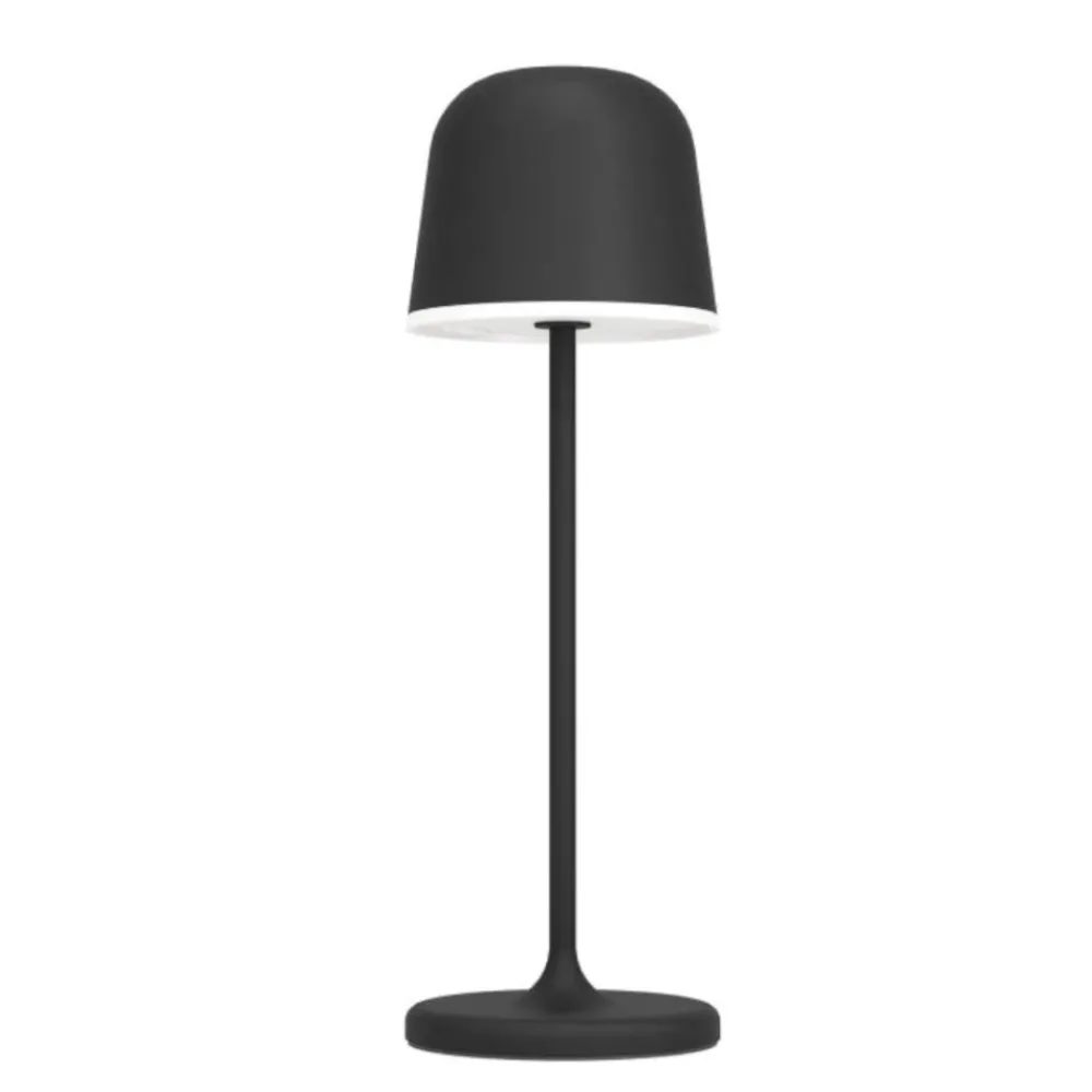 Lampade Da Tavolino Esterno-Eglo mannera lampada da tavolo per esterno portatile nera