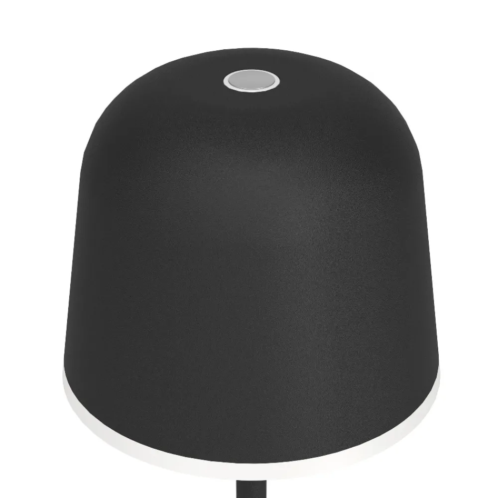 Lampade Da Tavolino Esterno-Eglo mannera lampada da tavolo per esterno portatile nera