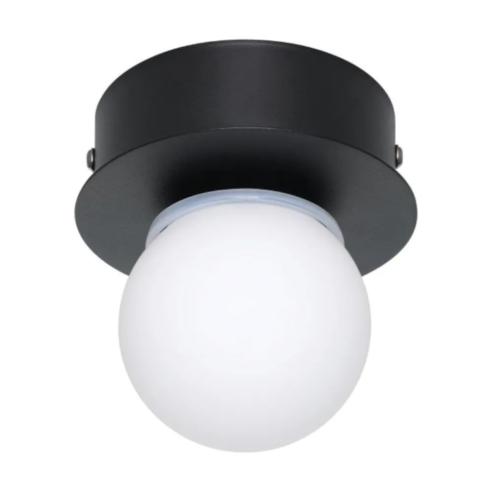 Plafoniere Bagno-Eglo mosiano plafoniera da bagno minimal con sfera led 3000k ip44