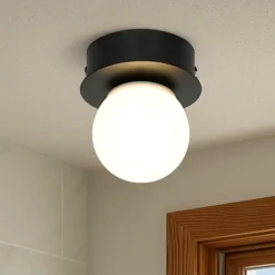 Plafoniere Bagno-Eglo mosiano plafoniera da bagno minimal con sfera led 3000k ip44