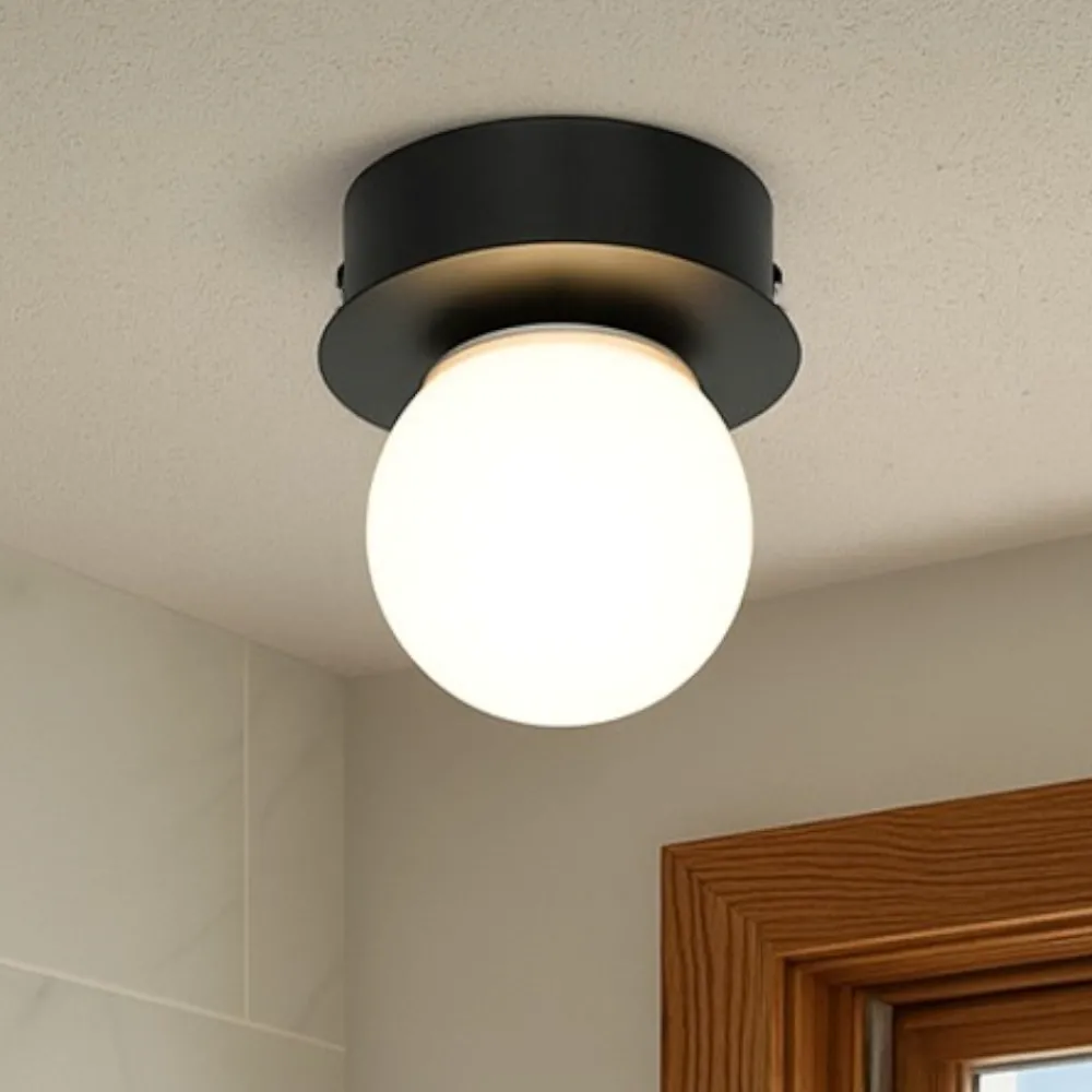Plafoniere Bagno-Eglo mosiano plafoniera da bagno minimal con sfera led 3000k ip44