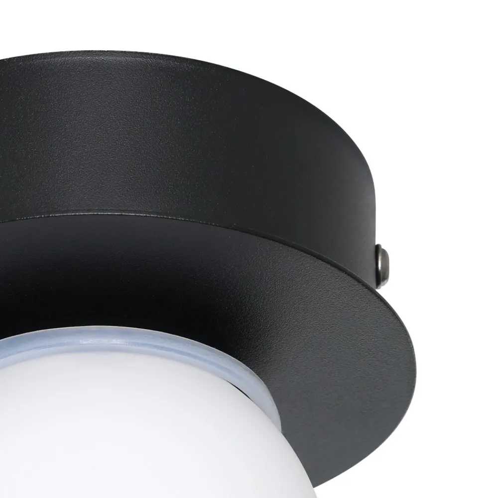 Plafoniere Bagno-Eglo mosiano plafoniera da bagno minimal con sfera led 3000k ip44