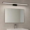 Applique Da Bagno-Eglo pandella applique da bagni nera per specchio led 14w 4000k