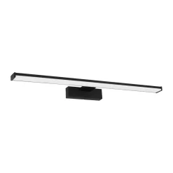 Applique Da Bagno-Eglo pandella applique nero per specchio da bagno led 11w 4000k