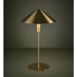 Lampade Da Tavolo-Eglo paraguay lampada da tavolo oro led dimmerabile 3000k