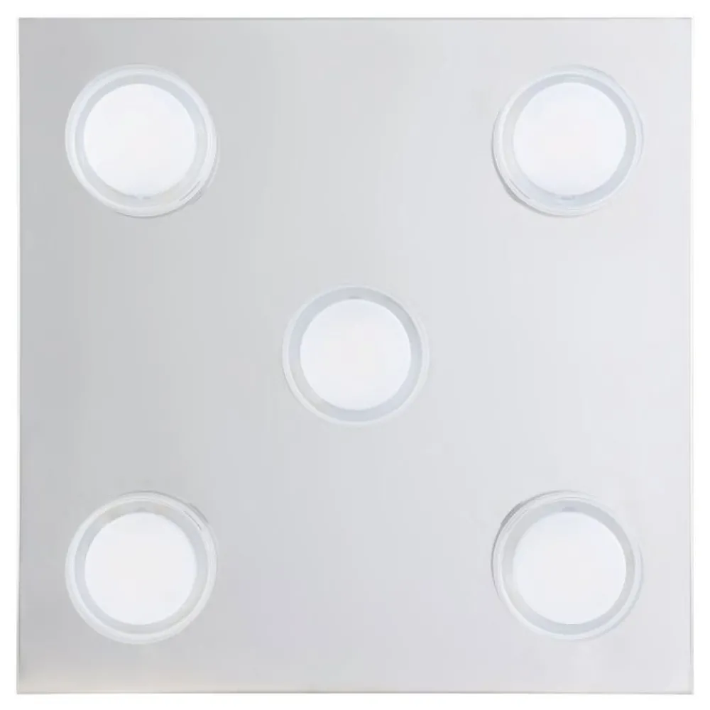 Plafoniere Bagno-Eglo plafoniera da bagno romendo 5 luci led 3000k ip44