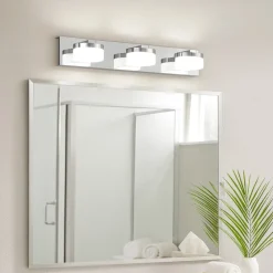Applique Da Bagno-Eglo romendo applique per specchio da bagno moderno led 3000k ip44