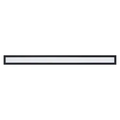 Plafoniere Moderne-Eglo salobrena plafoniera led 2700k-6500k nera dimmerabile controllo remoto app smart