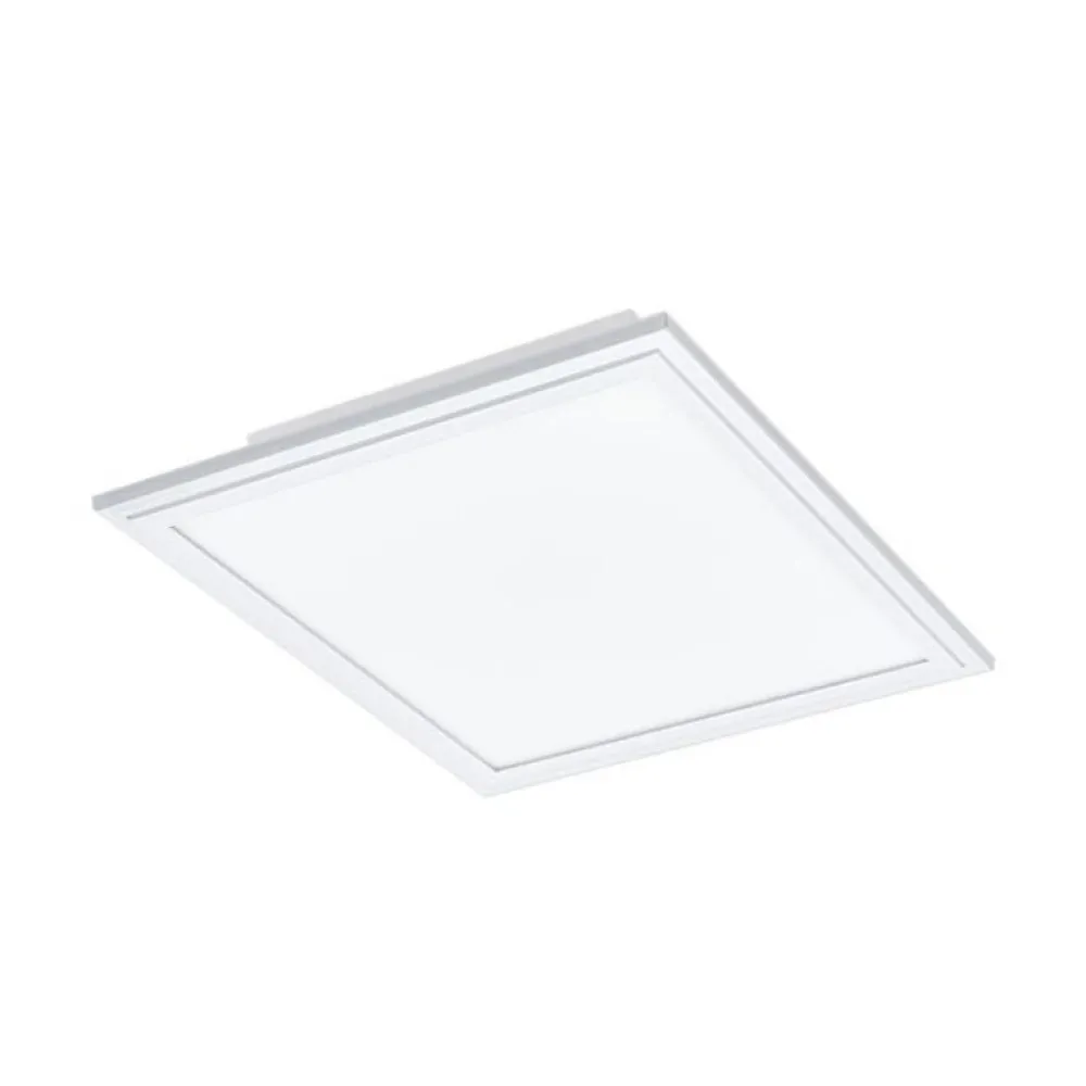 Plafoniere Moderne-Eglo salobrena plafoniera led dimmerabile 2700k-65000k quadrata controllo remoto app