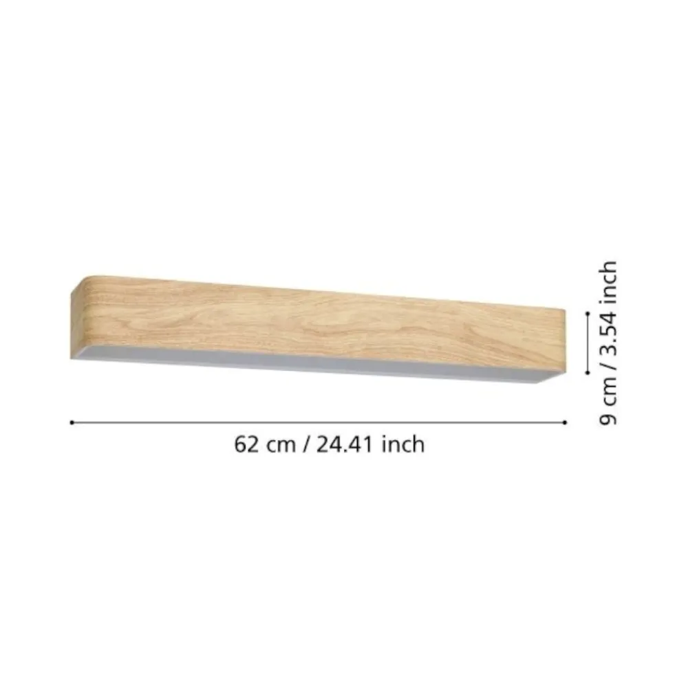 Applique Da Bagno-Eglo sania 6 applique da bagno design nordico per specchio led 3000k ip44