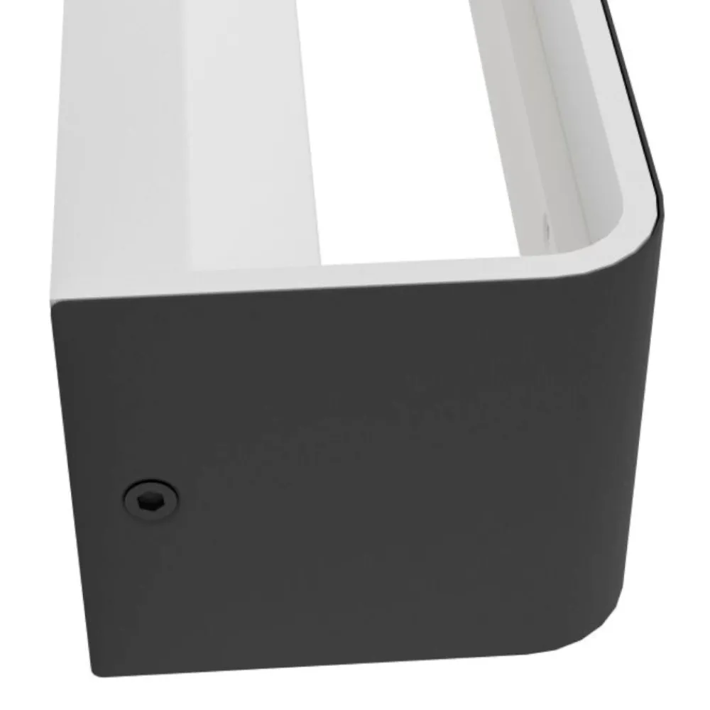 Applique Da Bagno-Eglo sania 5 applique da specchio per bagno minimal led 3000k ip44
