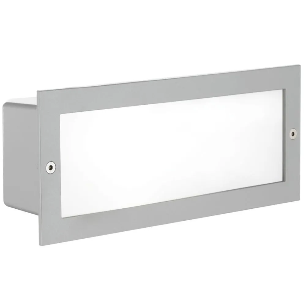 Segnapasso Led-Eglo segnapasso da incasso per esterno grigio fp