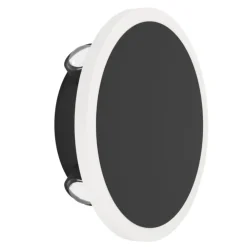 Applique Camera Da Letto-Eglo talamello applique camera da letto rotonda nera led 12w 3000k