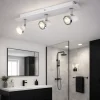 Plafoniere Bagno-Eglo tamara plafoniera da bagno con faretti orientabili gu10 3000k ip44