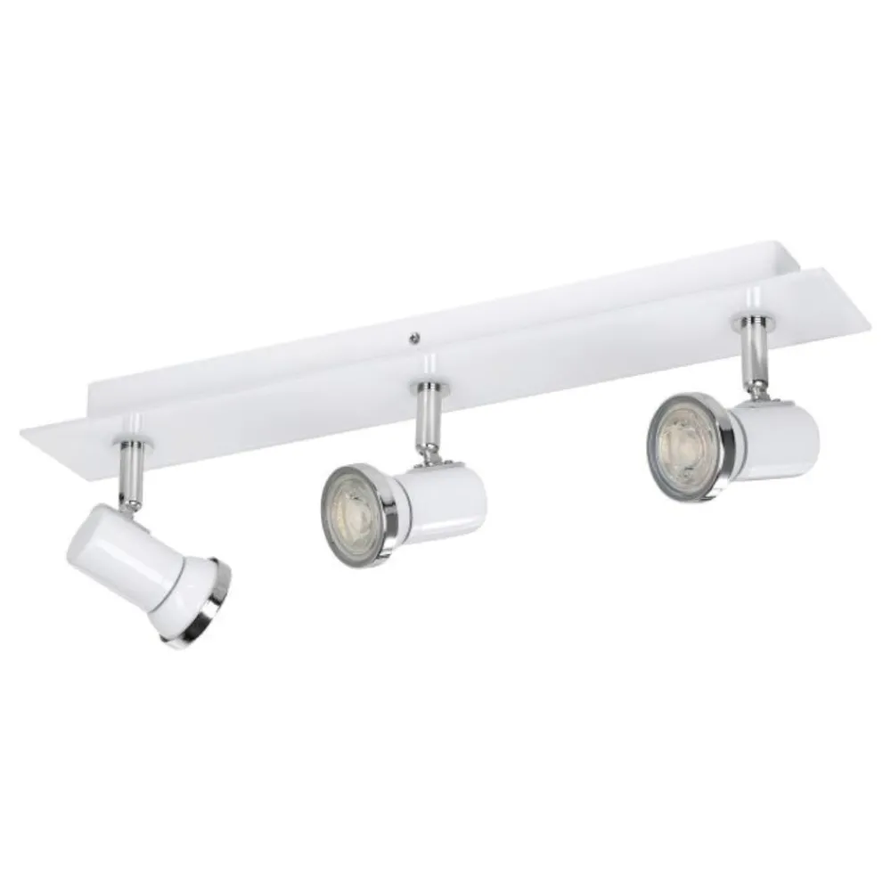 Plafoniere Bagno-Eglo tamara plafoniera da bagno con faretti orientabili gu10 3000k ip44