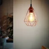 Lampade A Sospensione-Eglo tarbes lampada a sospensione metallo colore rame