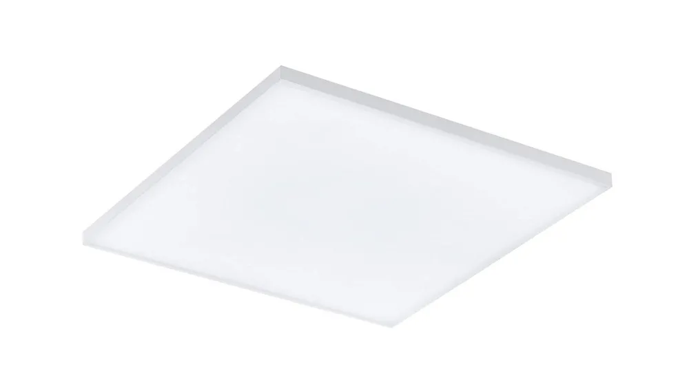 Plafoniere Moderne-Eglo turcona plafoniera led 4000k quadrata bianca