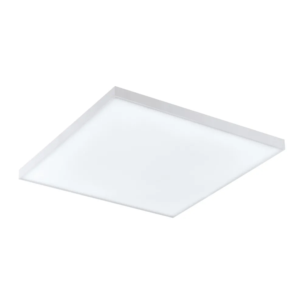 Plafoniere Moderne-Eglo turcona plafoniera led 30x30 11w 4000k quadrata moderna bianca
