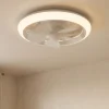 Ventilatori Da Soffitto-Eglo ventilatore a plafoniera da soffitto bianco led cct stanza 13mq motore dc