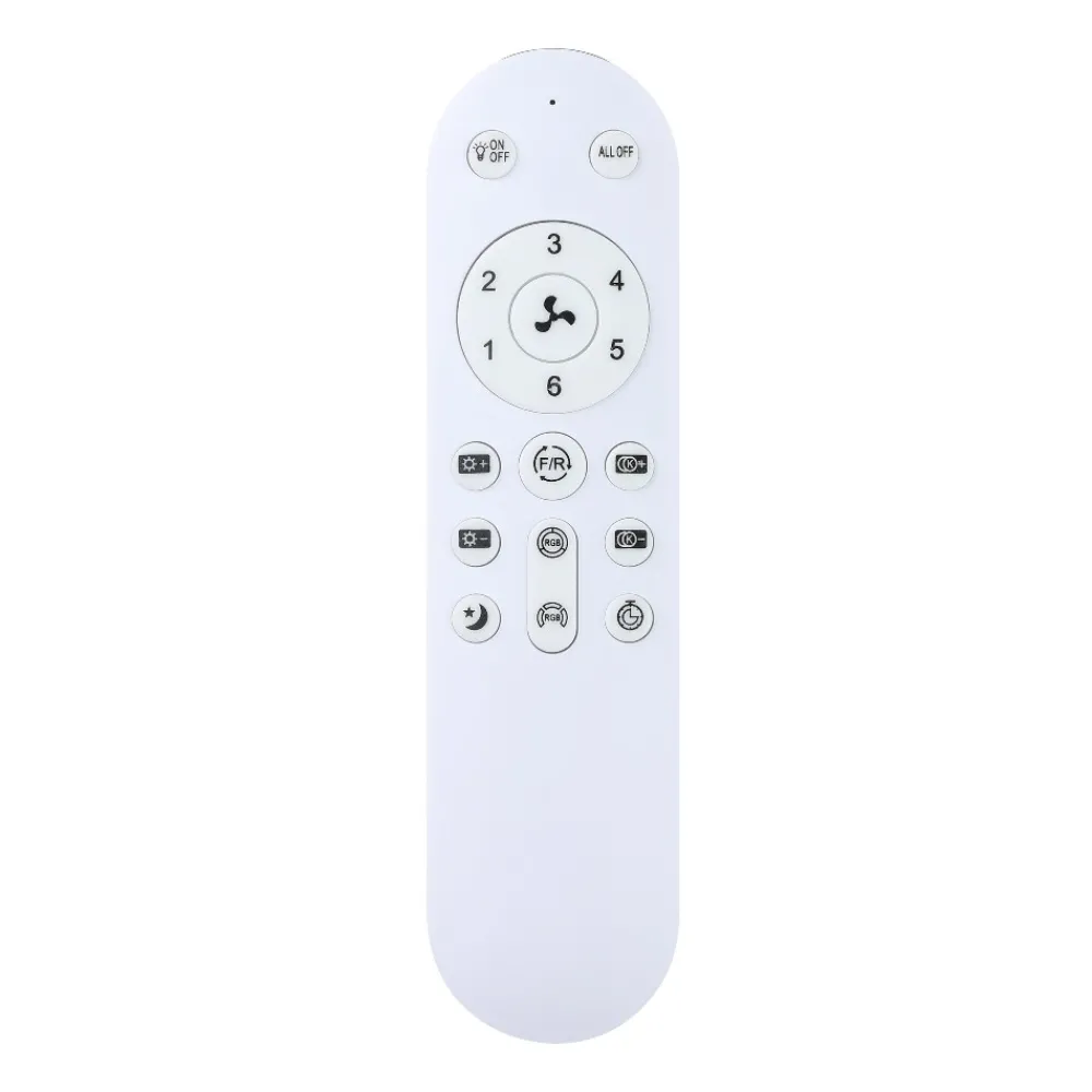 Ventilatori Da Soffitto-Eglo ventilatore a plafoniera da soffitto bianco led cct stanza 13mq motore dc