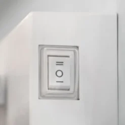 Applique Da Bagno-Eglo verdello applique da bagno ip44 bianco per specchio led 3000k a 6500k