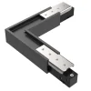 Illuminazione A Binario-Ideal Lux Ego accessorio angolo connettore orizzontale nero binario monofase ego on-off 48v