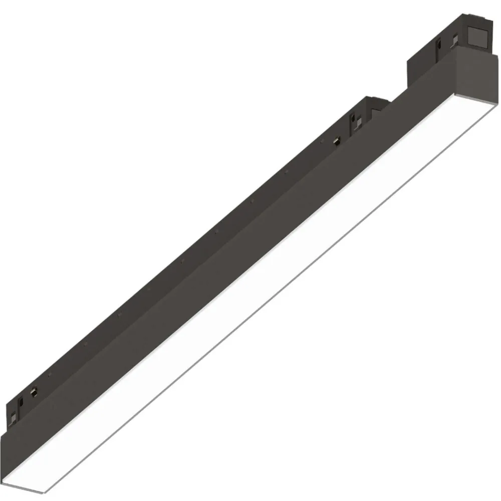 Illuminazione A Binario-Ideal Lux Ego barra modulo faretti led 13w 3000k dali nero binario monofase sospensione plafone ego